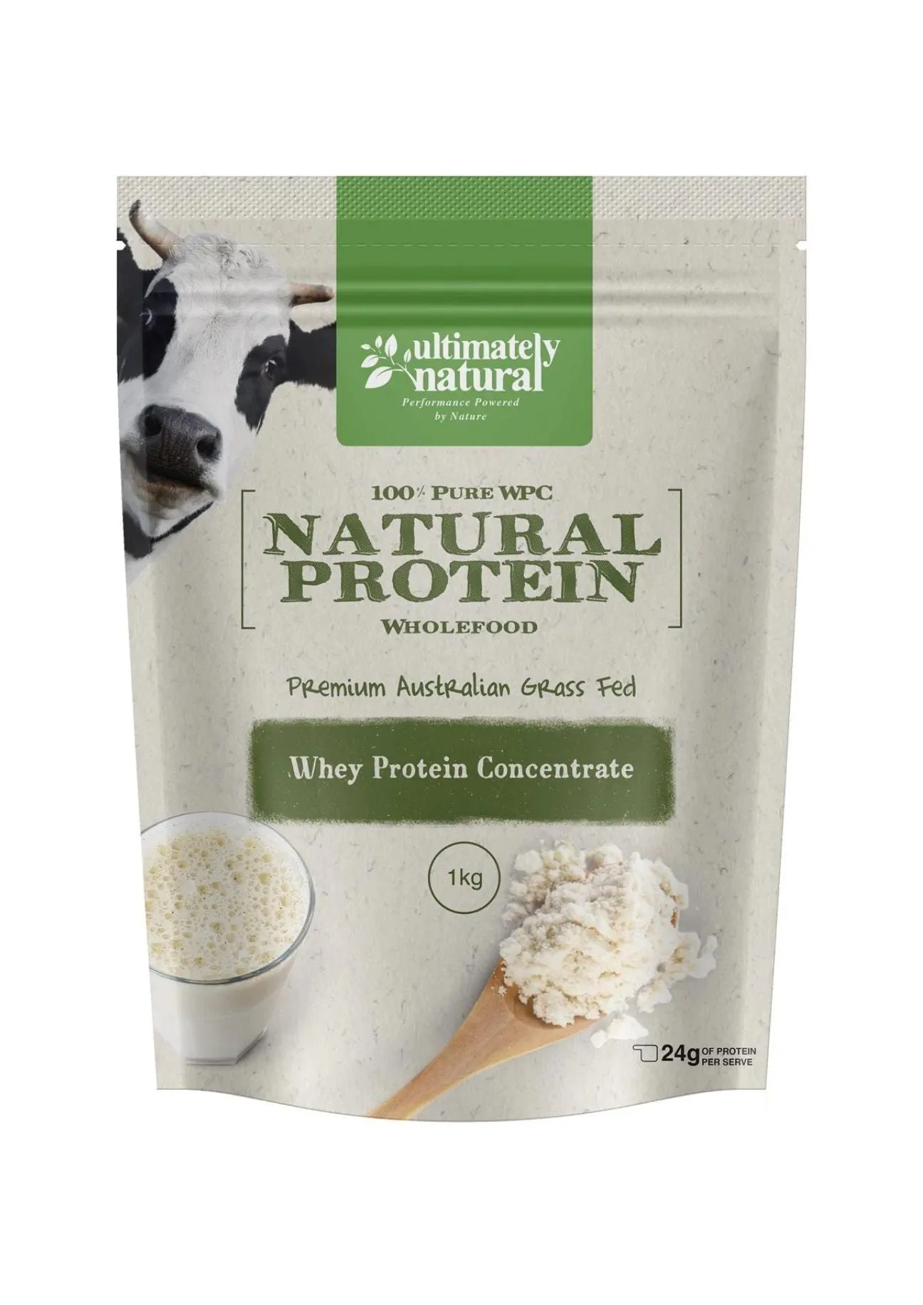 100% Raw Australian Natural Whey Protein Powder Concentrate 1KG