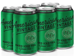 AMERICAN VINTAGE GREEN TEA 6CANS