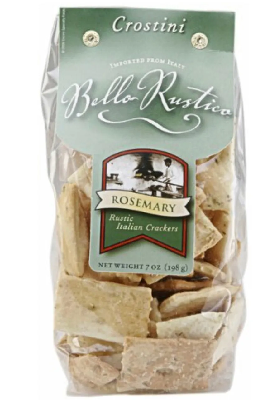 Bello Rustico Rosemary Crostini, 7-Ounce (6-packs)