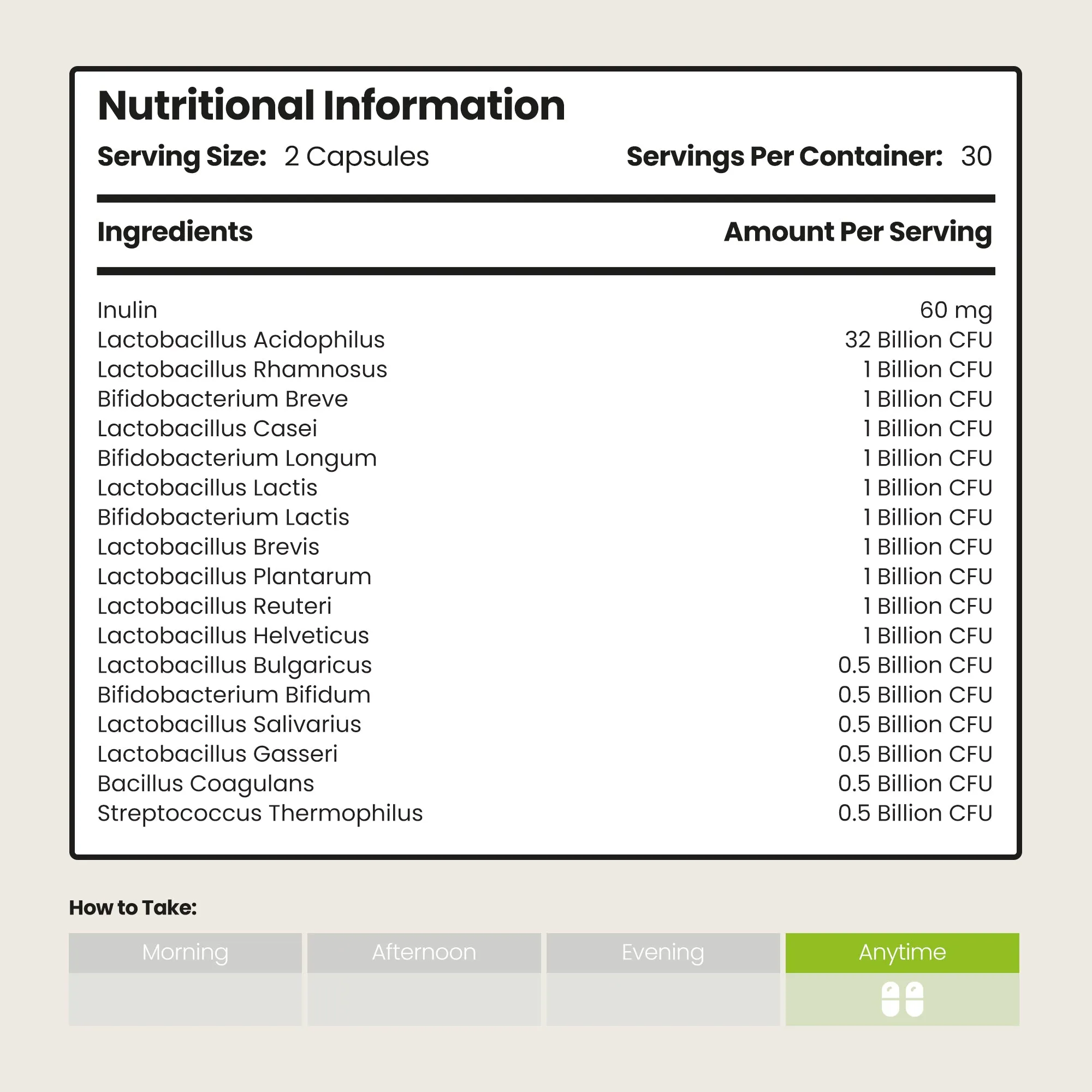 Bio Cultures Complex Advanced Multi Strain Probiotic