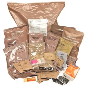 British Army 24 Hour General Purpose Ration Pack - Menu 9