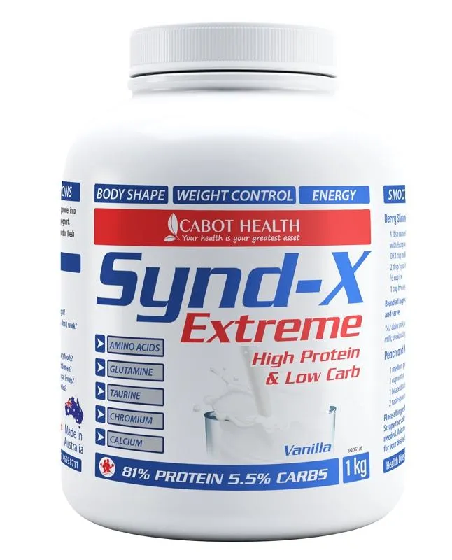 Cabot Health Synd-X Extreme Protein Vanilla Powder