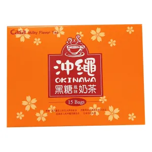 Casa Okinawa Brown Sugar Milk Tea 15pcs 375g ~ 卡薩 冲绳黑糖奶茶 375g