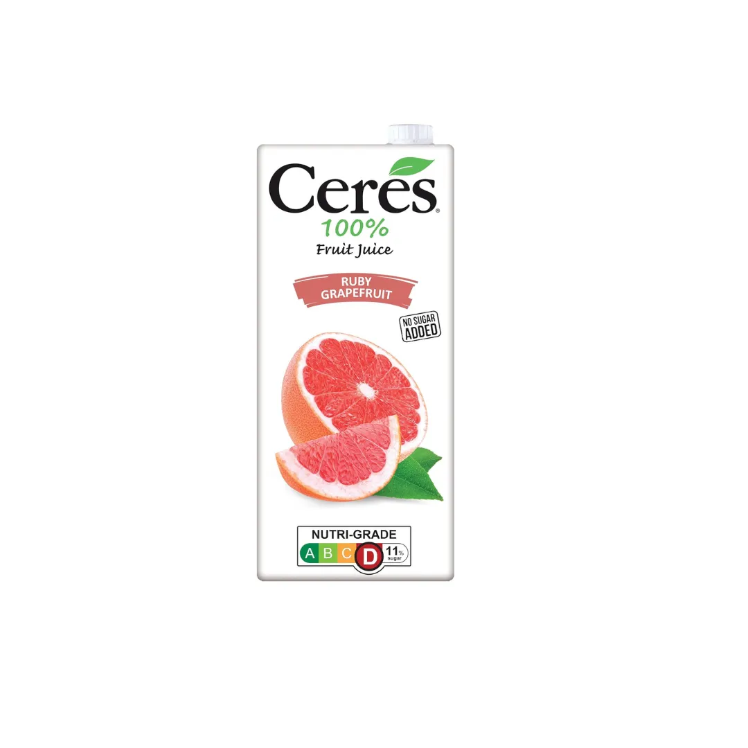 Ceres Ruby Grapefruit Juice No Sugar Added 1000ml – Healthy, Natural & Refreshing