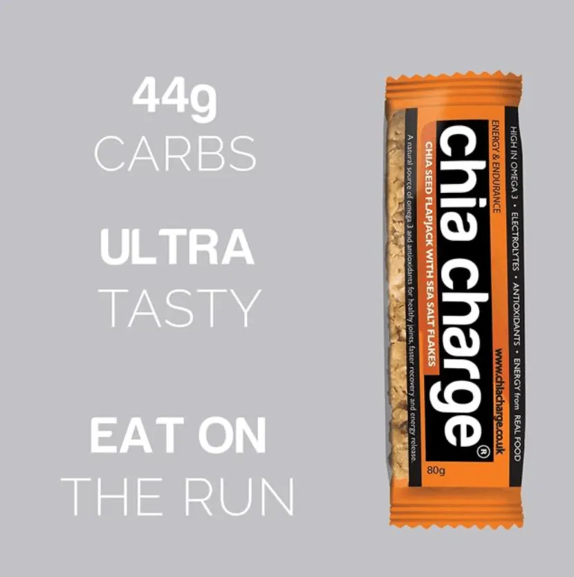 Chia Charge Bar - Sea Salt Flakes Chia Seed Flapjack