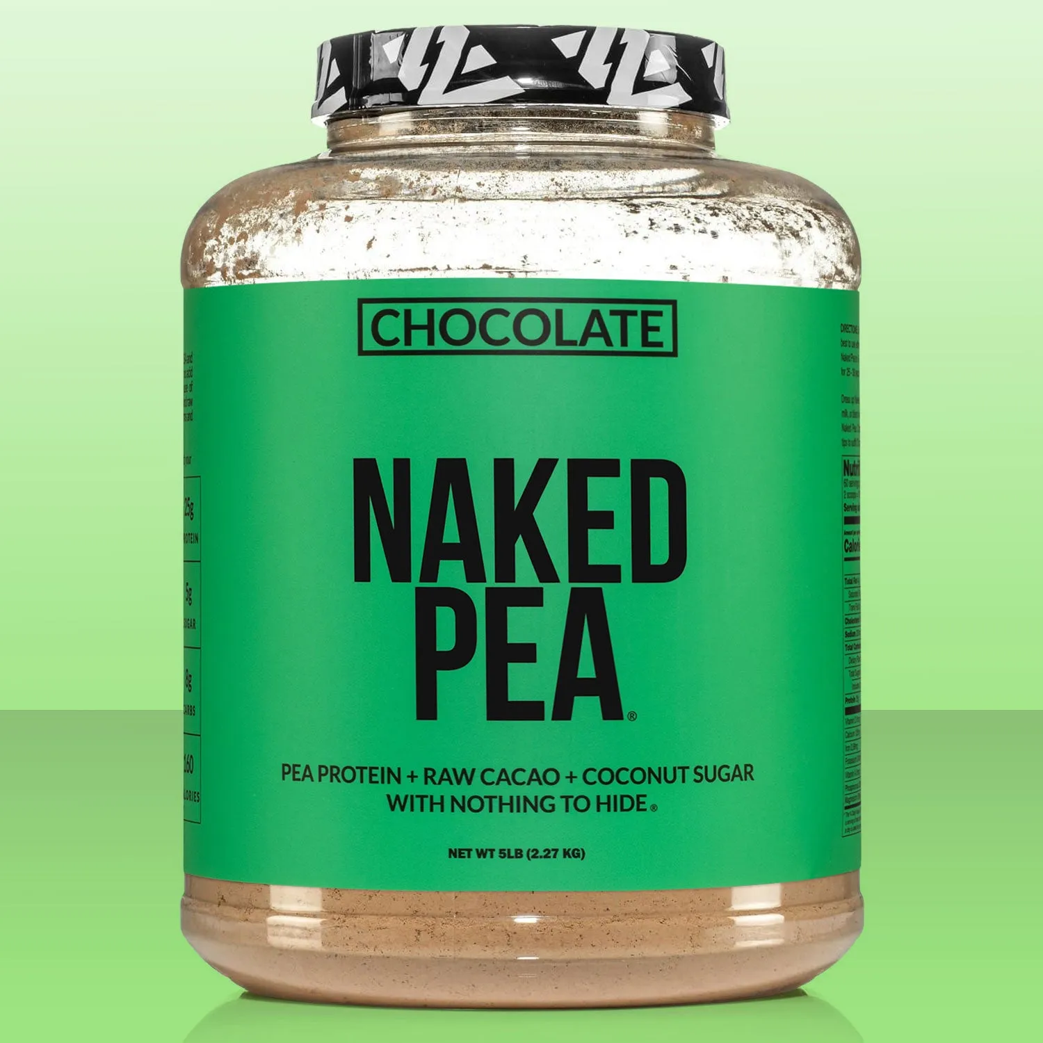 Chocolate Pea Protein Powder | Naked Chocolate Pea - 5LB