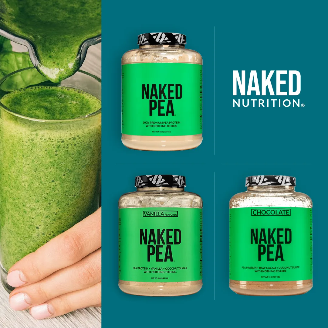 Chocolate Pea Protein Powder | Naked Chocolate Pea - 5LB