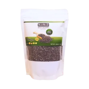 DEWDROP NATURAL BLACK CHIA SEEDS 250G