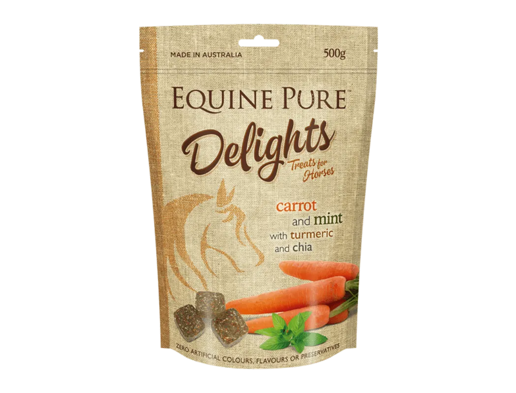 Equine Pure Delights Carrot & Mint Treats