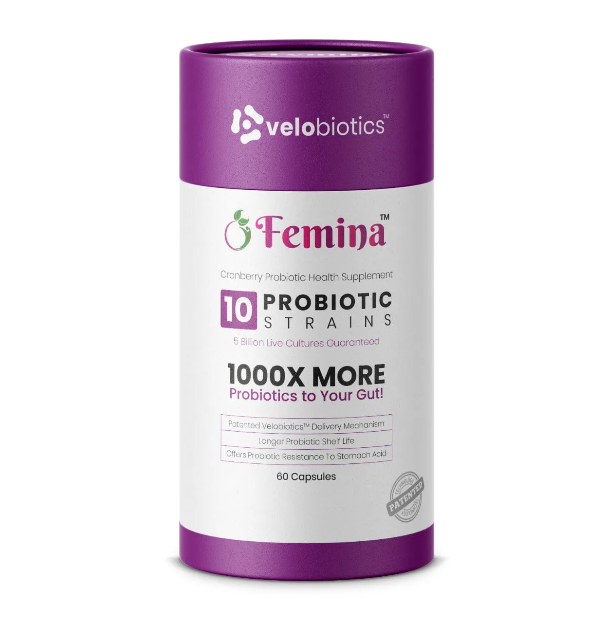 Femina™ Probiotic Capsules with Cranberry Extract for Women