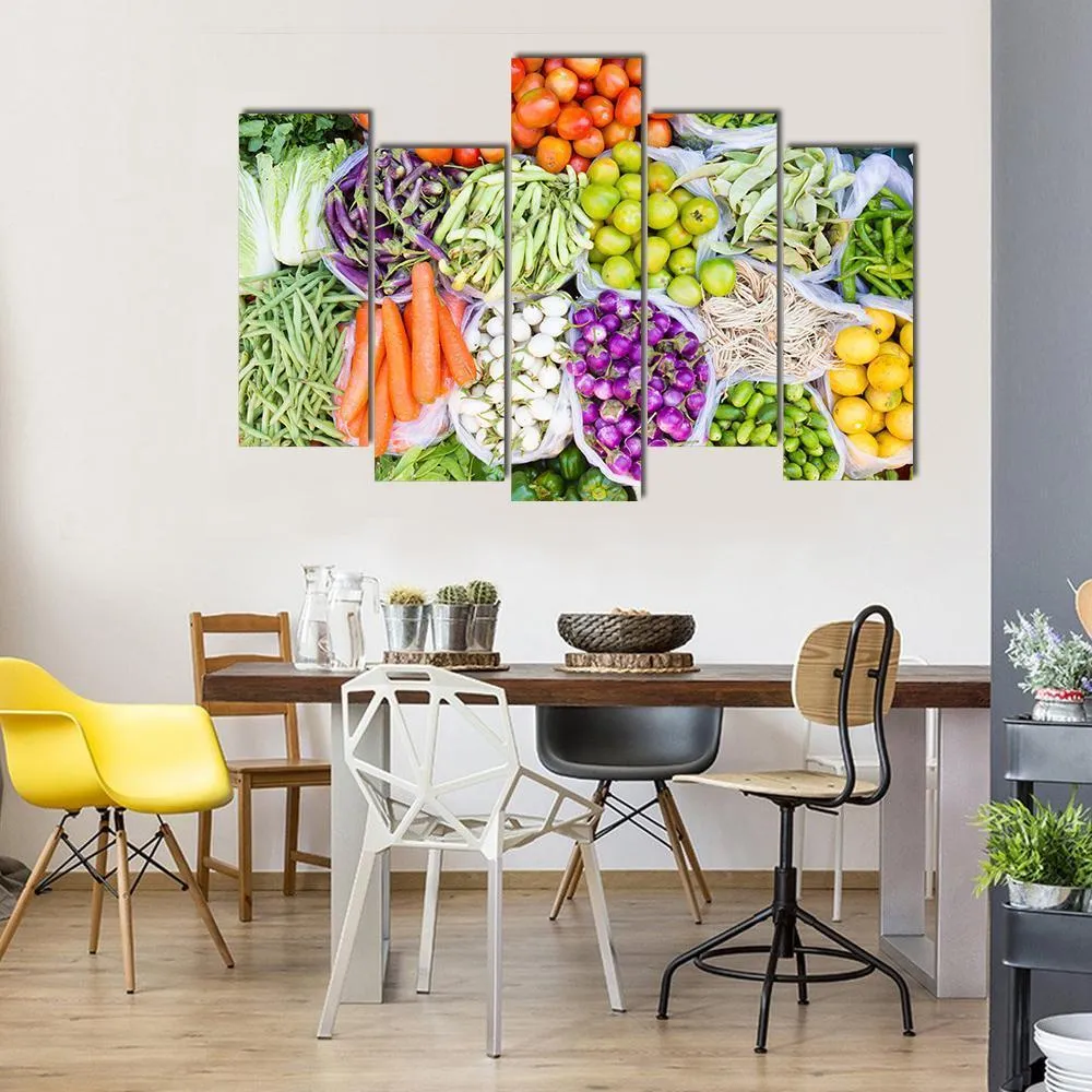 Fresh Vegetables Canvas Wall Art