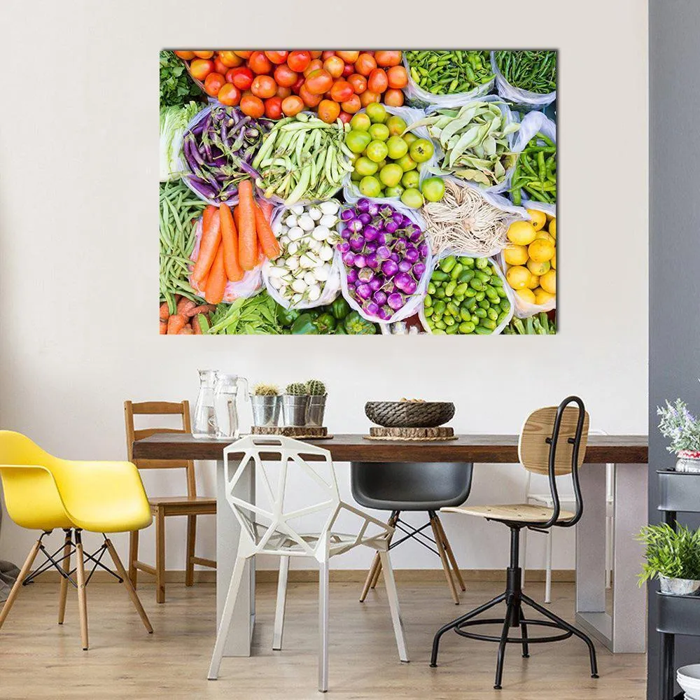 Fresh Vegetables Canvas Wall Art