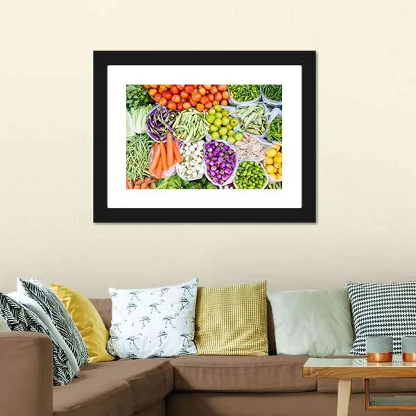 Fresh Vegetables Canvas Wall Art