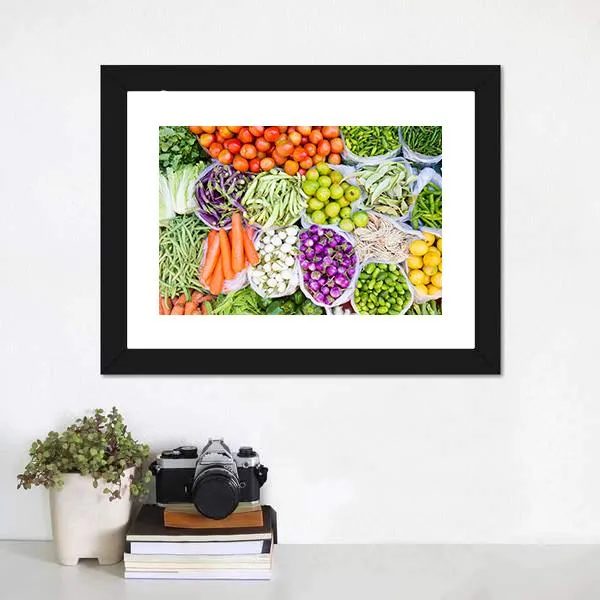 Fresh Vegetables Canvas Wall Art