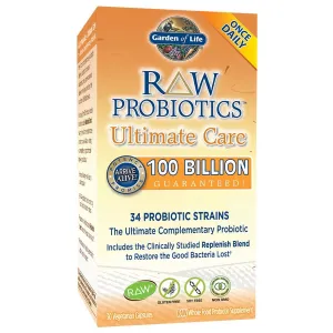 Garden Of Life Raw Probiotics Ultimate Care 30 Veg Caps