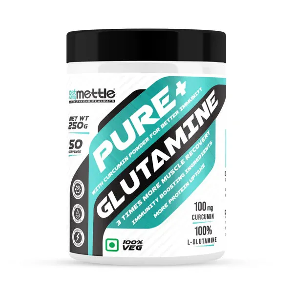 GetmyMettle Pure   Glutamine With Curcumin Powder for Better Immunity