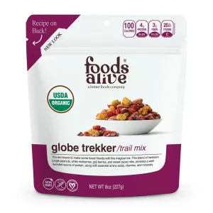 Globe Trekker Trail Mix 8 oz by Foods Alive