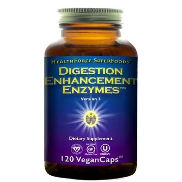 HealthForce Superfoods Digestion Enhancement Enzymes 120 VegCap