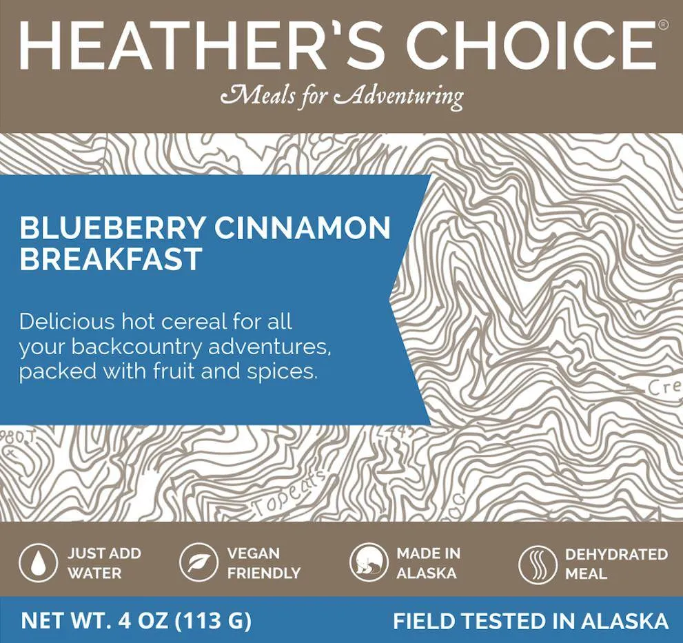 Hot Cereal Breakfast - Blueberry Cinnamon