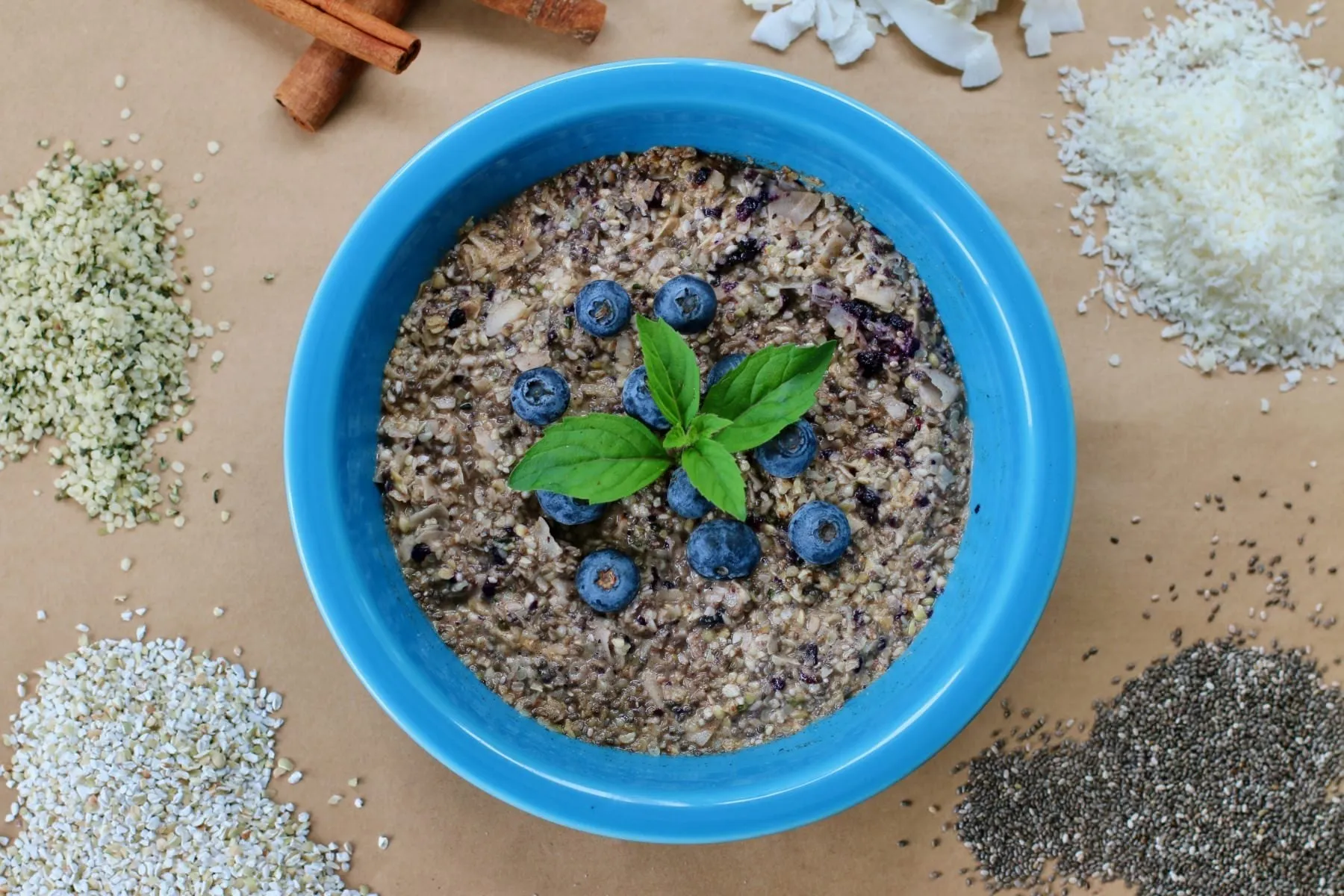 Hot Cereal Breakfast - Blueberry Cinnamon