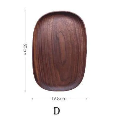 Irregular Natural Wood Plates