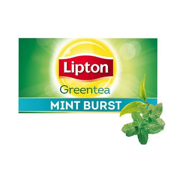 LIPTON GREEN TEA BAG MINT BRUST 25PCS