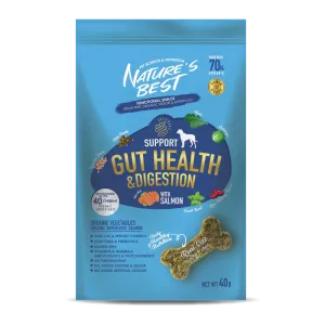 Nature's Best Dog Snack Support Gut Health & Digestion With Salmon 40g