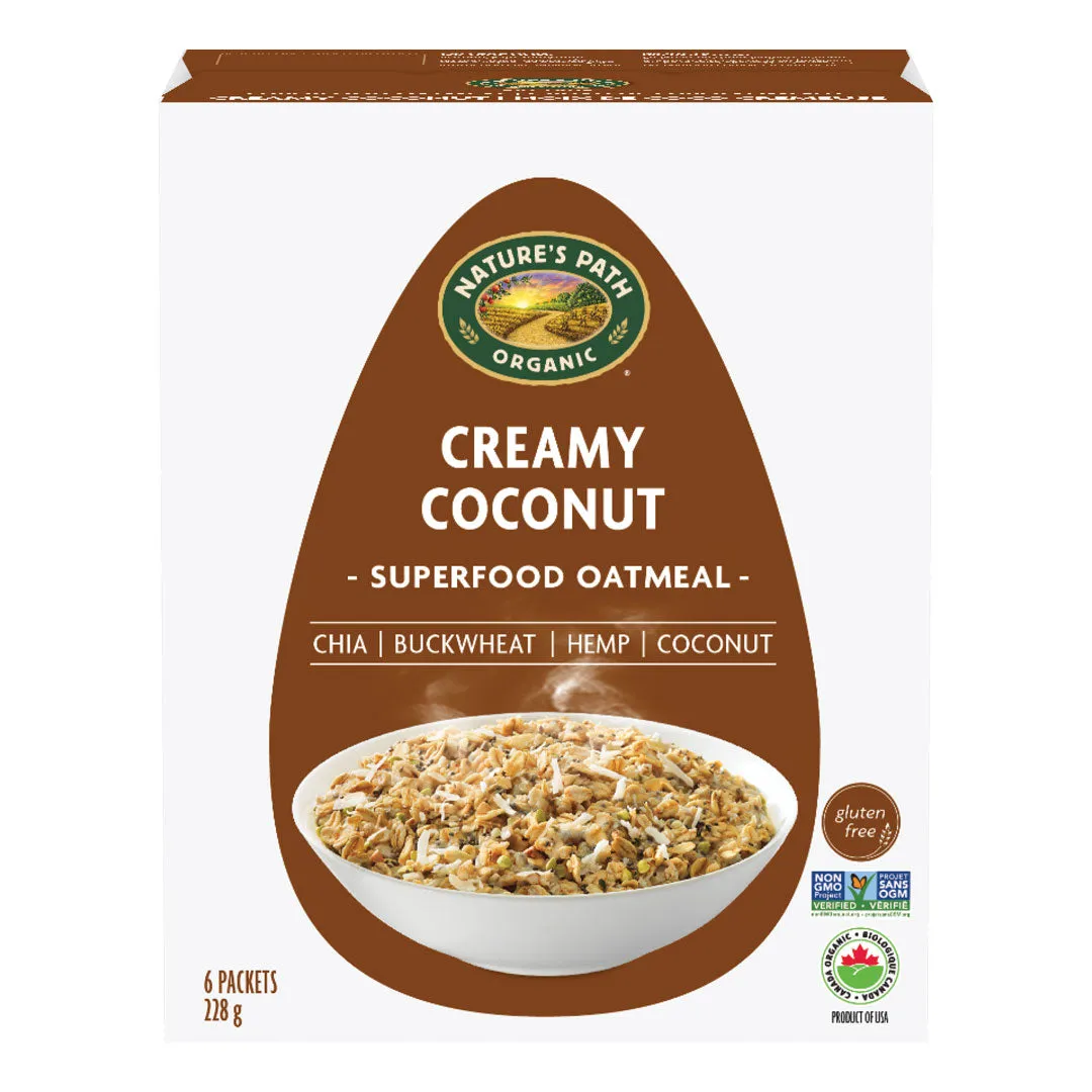 Nature's Path Qi'a Pure Oats Oatmeal - Creamy Coconut (228g)