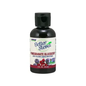 NOW BetterStevia Liquid Sweetener Pomegranate & Blueberry Flavour 59ml