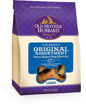 Old Mother Hubbard Mothers Solutions Crunchy Natural Original Assortment Large Biscuits Dog Treats (3.3-lb)