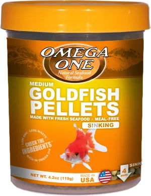 Omega One Medium Sinking Goldfish Pellets