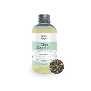 Organic Chia Seed Oil (Cold Pressed with 0.5% Vitamin E)