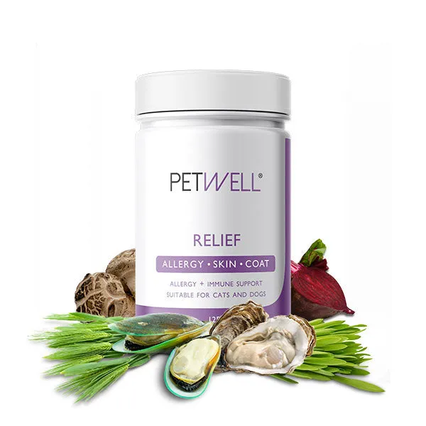 PetWell RELIEF – Allergy Relief Supplement   Treat Pack