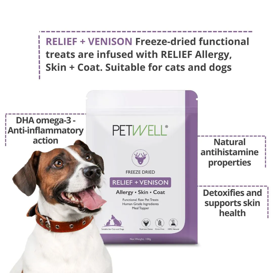 PetWell RELIEF – Allergy Relief Supplement   Treat Pack