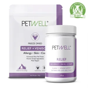 PetWell RELIEF – Allergy Relief Supplement   Treat Pack