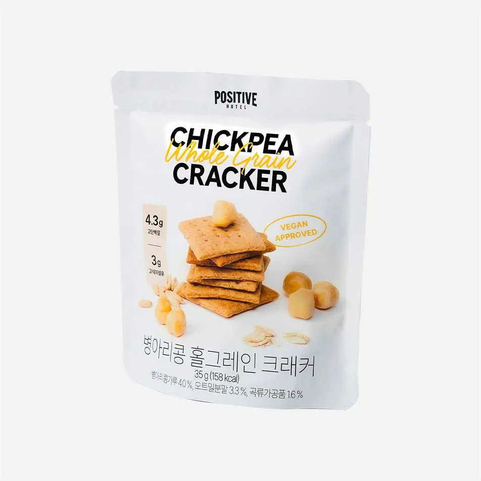 Positive Hotel Chickpea Whole Grain Cracker 35g