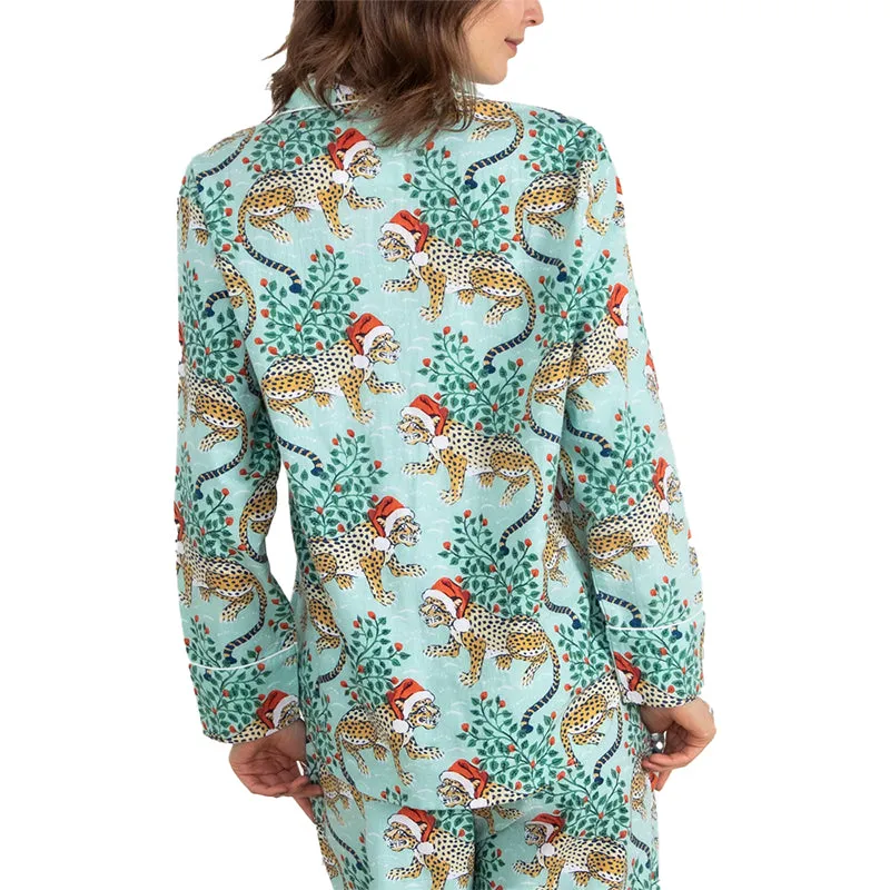 PRINTFRESH | Holly Jolly Bagheera Pant Sleep Set