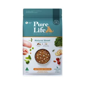 Pure Life Natural Boost Chicken Dry Dog Food 8kg