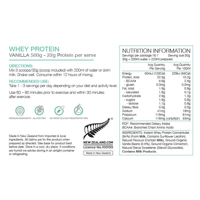 Pure Whey Protein Pouch - 500g/1Kg