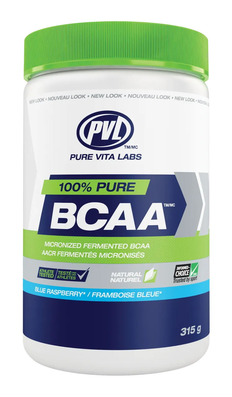 PVL 100% Pure BCAA - Blue Raspberry (315g)