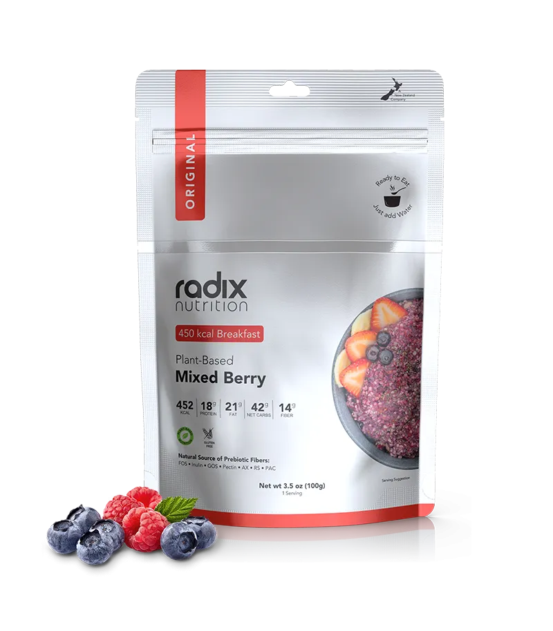 Radix -  Original 450 Kcal  Plant-Based Mixed Berry Breakfast