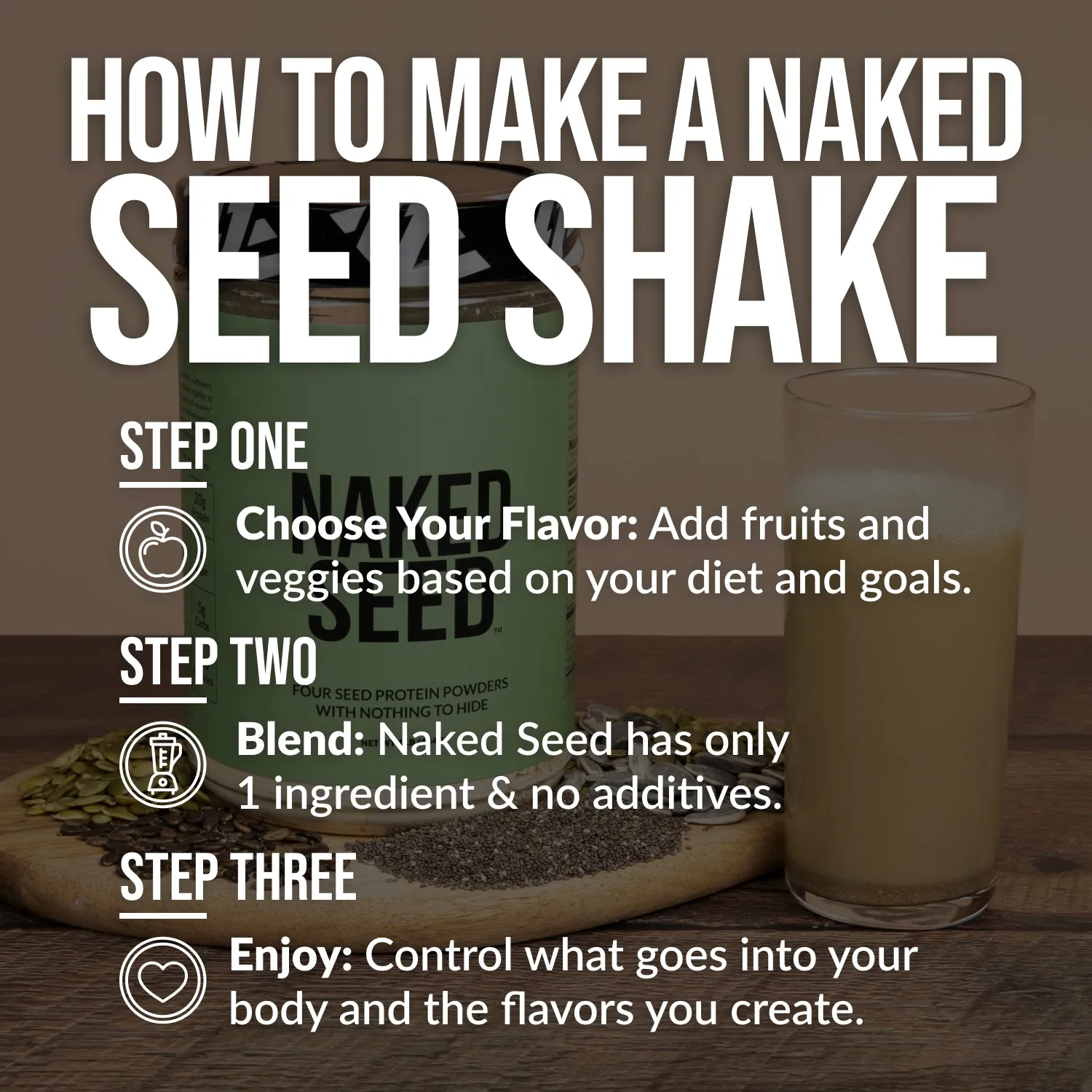 Seed Protein Powder | Naked Seed - 1lb