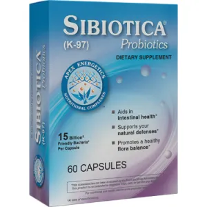 Sibiotica Probiotics (K-97) - Apex Energetics - Lactobacillus plantarum, Lactobacillus casei, Bifidobacterium breve