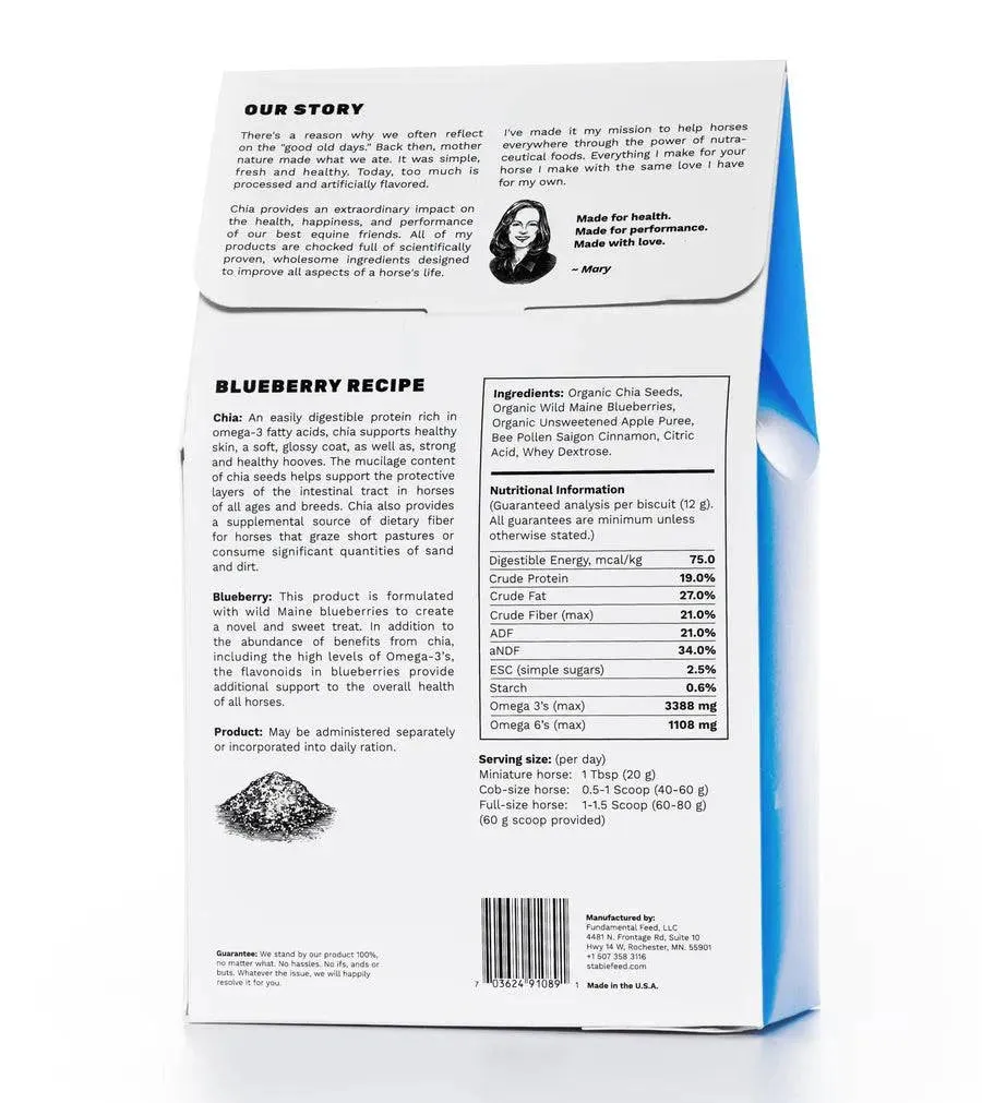 StableFeed - BLUEBERRY - OMEGA-3 SUPPORT