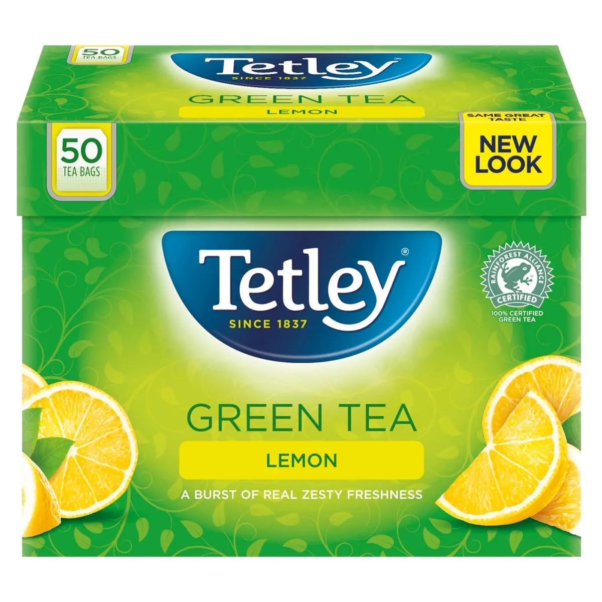 Tetley Green Tea & Lemon Tea 50 Bags