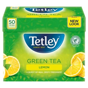 Tetley Green Tea & Lemon Tea 50 Bags