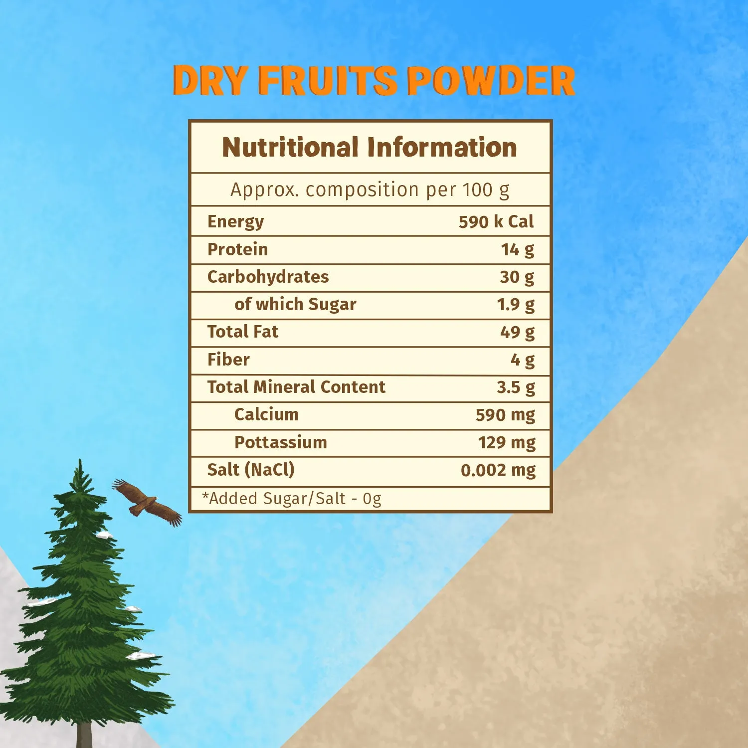 Tots & Moms 100% Dry Fruits Powder for babies