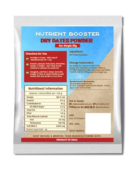 Tots & Moms Nutrient Boosters Trial Pack | 3 Packs | 50g each