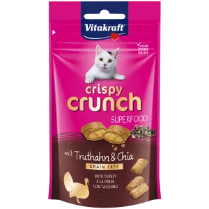 Vitakraft Cat Crispy Crunch with Turkey & Chia 60g