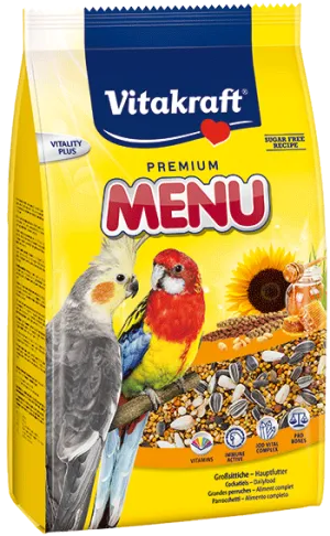 Vitakraft Menu Vital Cockatiel Bird Food 1kg